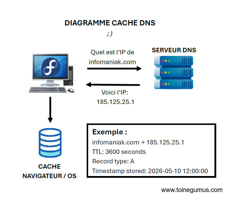 Mise en cache DNS